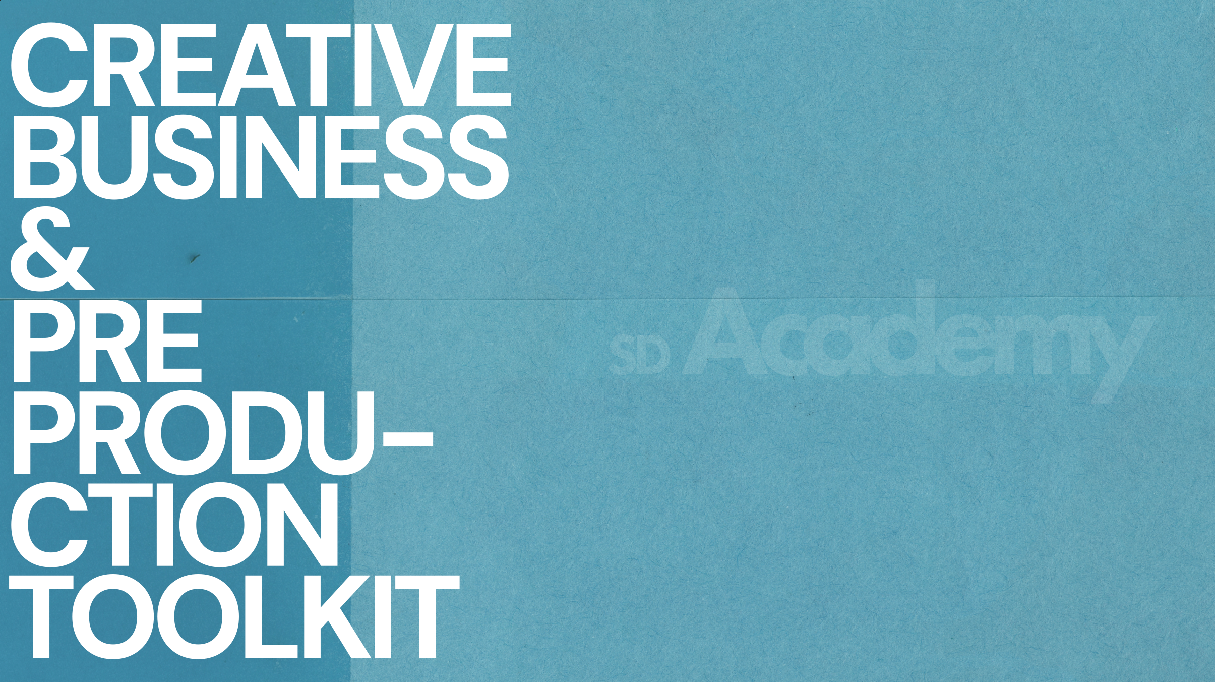 Creative Pre Production Toolkit & Client Pricing Guide